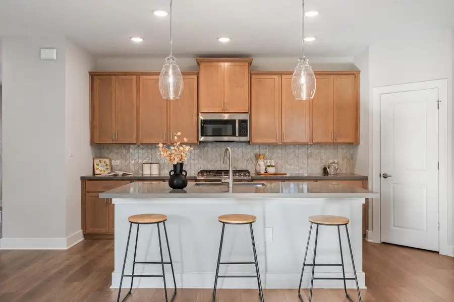 Furnished interior view inside a new home in Sarah's Creek, Pflugerville (Image 9).