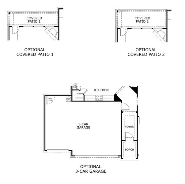 2D floor plan layout for the Concept 1937 by Landsea Homes in El Dorado, Granbury, TX (Image 4).