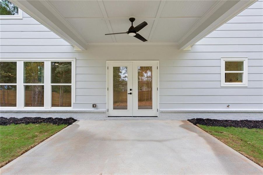 Exterior details and patio area of a home in , Smyrna (Image 25).