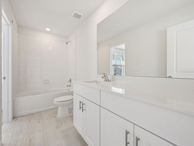 Furnished interior view inside a new home in Tidewater, Fort Pierce (Image 9). Furnished interior view inside a new home in Tidewater, Fort Pierce (Image 9).