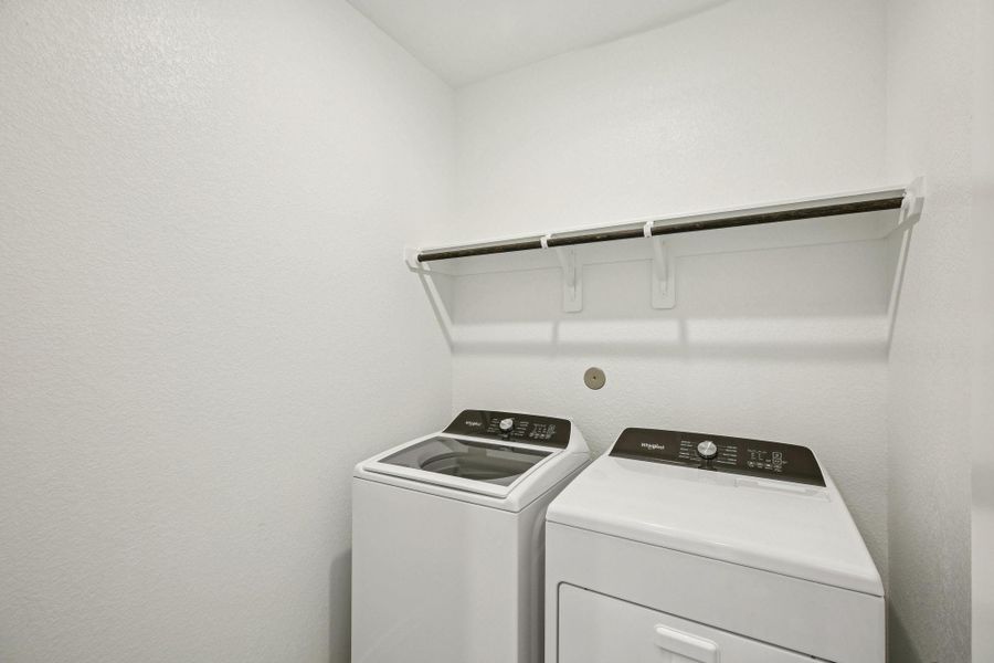 Photo is not of the actual home, but is an inspirational photo of builder’s model home and may depict options, furnishings, and/or decorator features that are not included