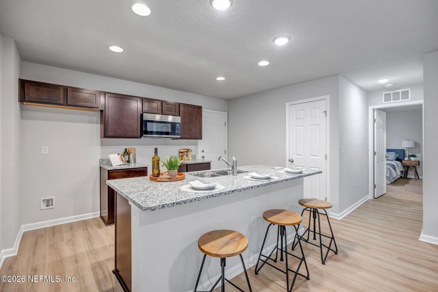 Furnished interior view inside a new home in , Jacksonville (Image 27).