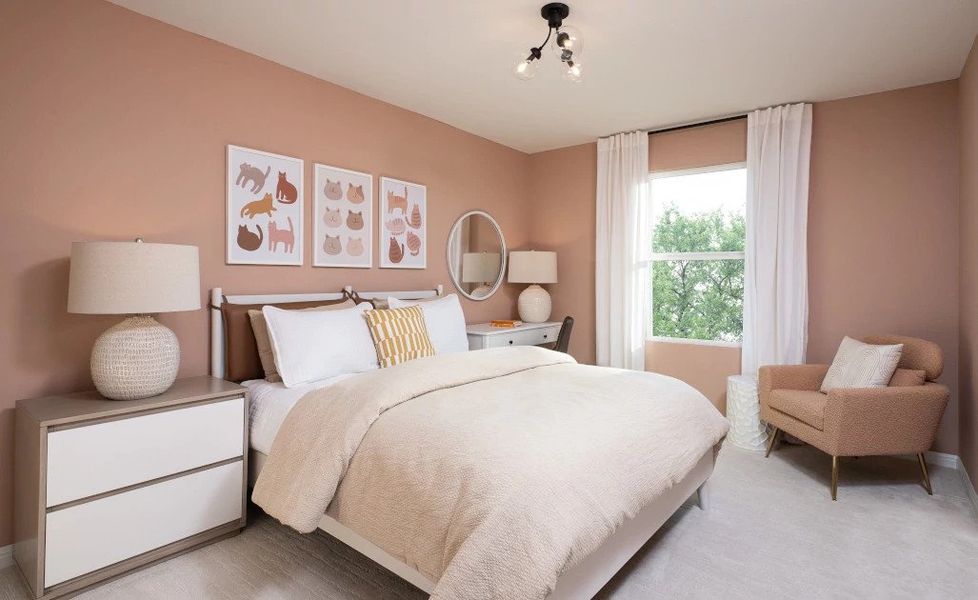 Representative furnished interior of a home built from the Winchester by Ashton Woods in The Trails at Carmel, Pflugerville (Image 16).