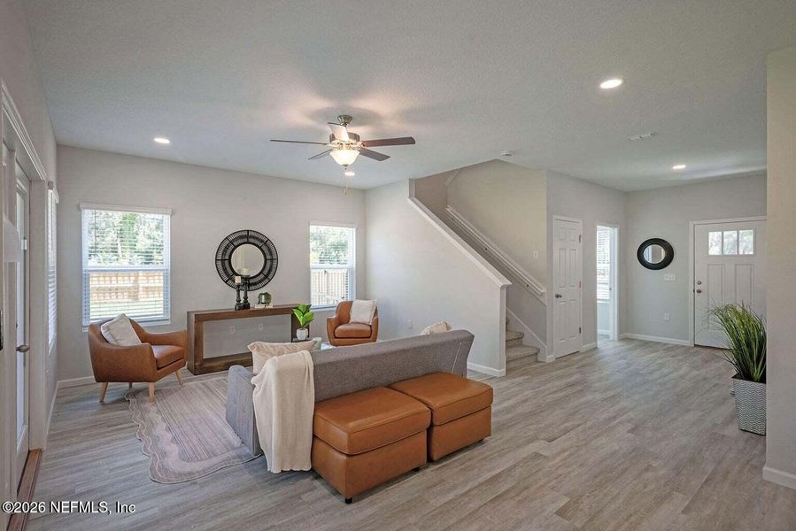 Furnished interior view inside a new home in , Jacksonville (Image 5).