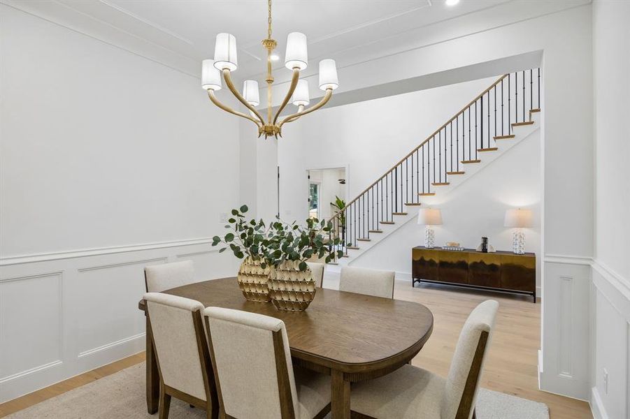 Furnished interior view inside a new home in , Dallas (Image 11).