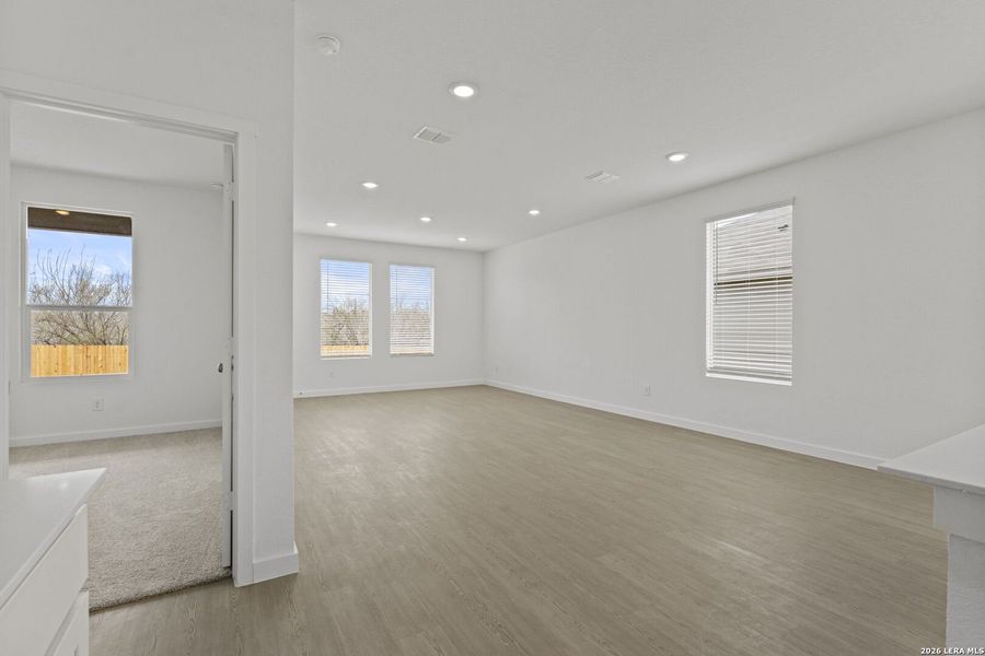 Spacious, unfurnished interior of a new home in Hightop Ridge, Converse (Image 27).