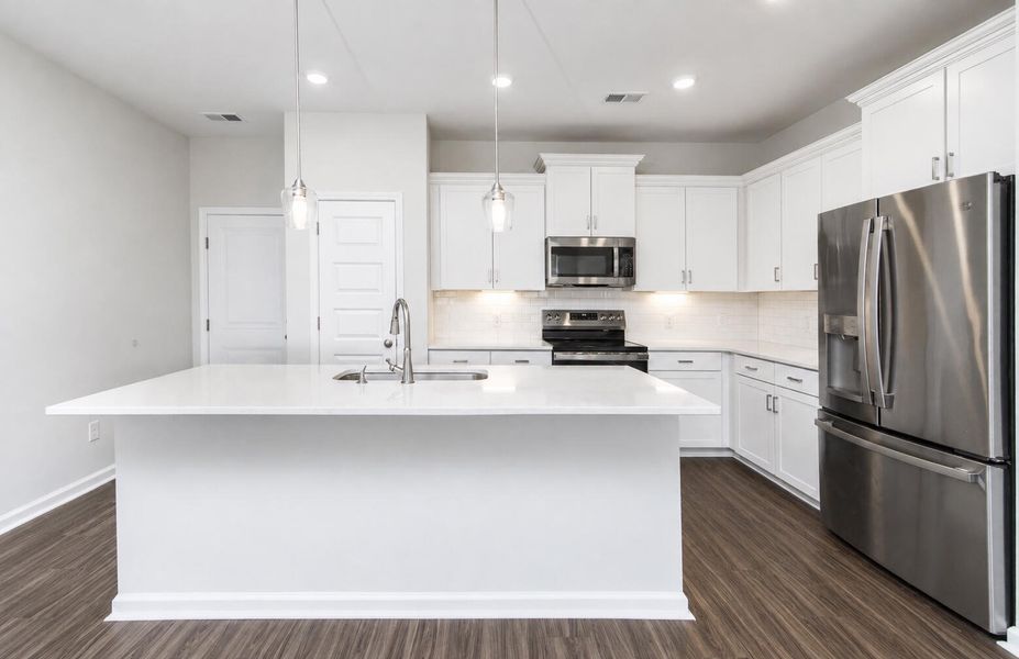 Furnished interior view inside a new home in , Summerville (Image 9).