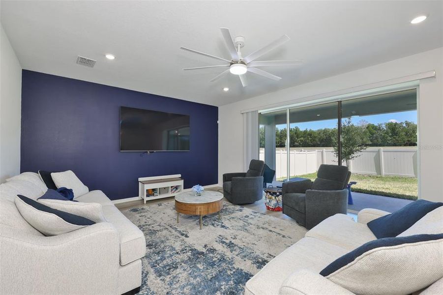 Furnished interior view inside a new home in , Valrico (Image 22).