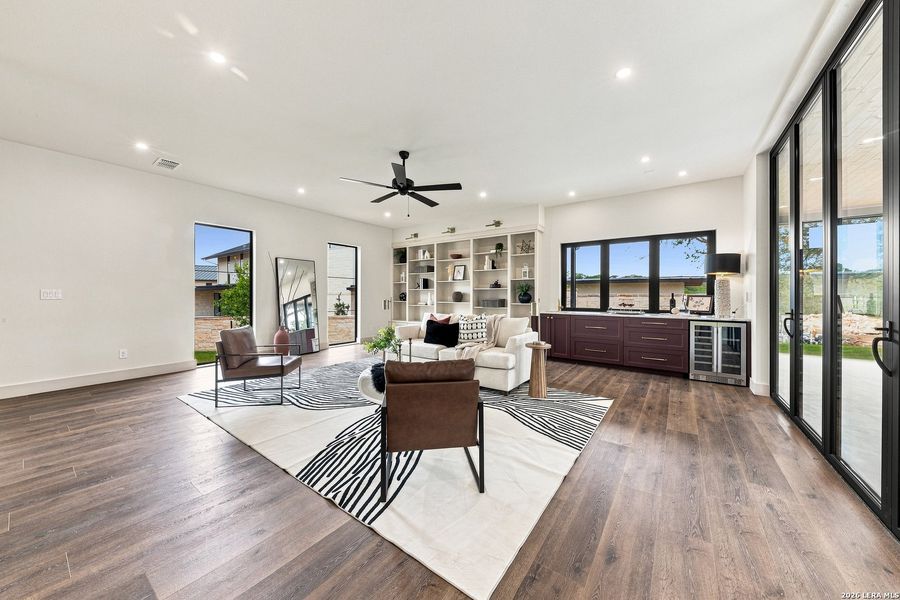 Furnished interior view inside a new home in , New Braunfels (Image 37).