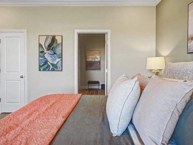 Furnished interior view inside a new home in Lake Deer Estates, Poinciana (Image 22).