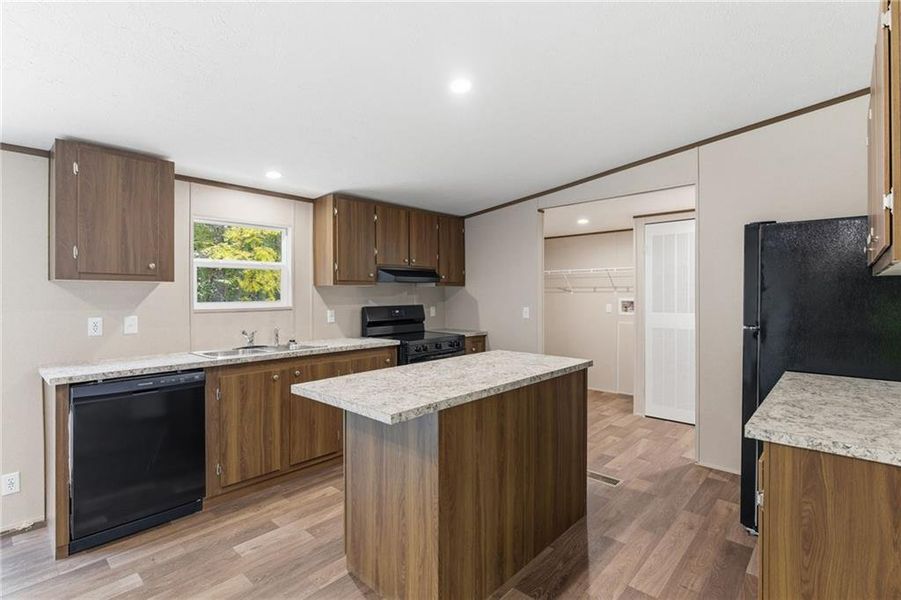 Furnished interior view inside a new home in , Dallas (Image 5).