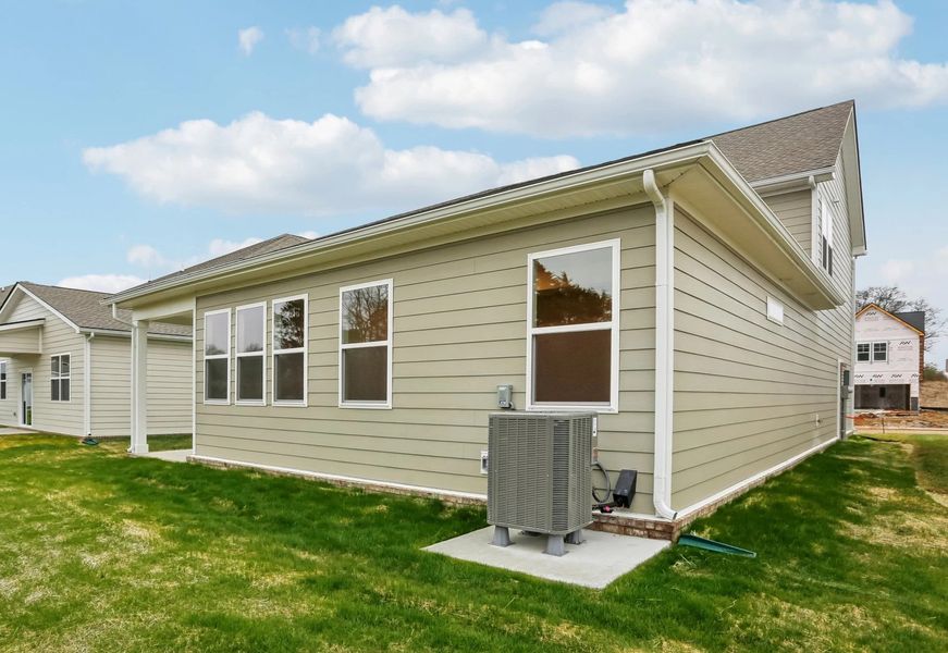 Exterior details and patio area of a home in Ascent at Arbor Ridge, La Vergne (Image 4). Exterior details and patio area of a home in Ascent at Arbor Ridge, La Vergne (Image 4).