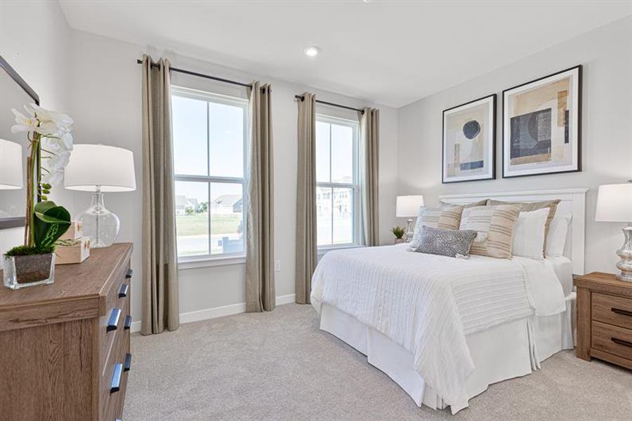 Representative furnished interior of a home built from the Riverbend by Ryan Homes in Seminole Palms Single-Family Homes, Palm Coast (Image 18).