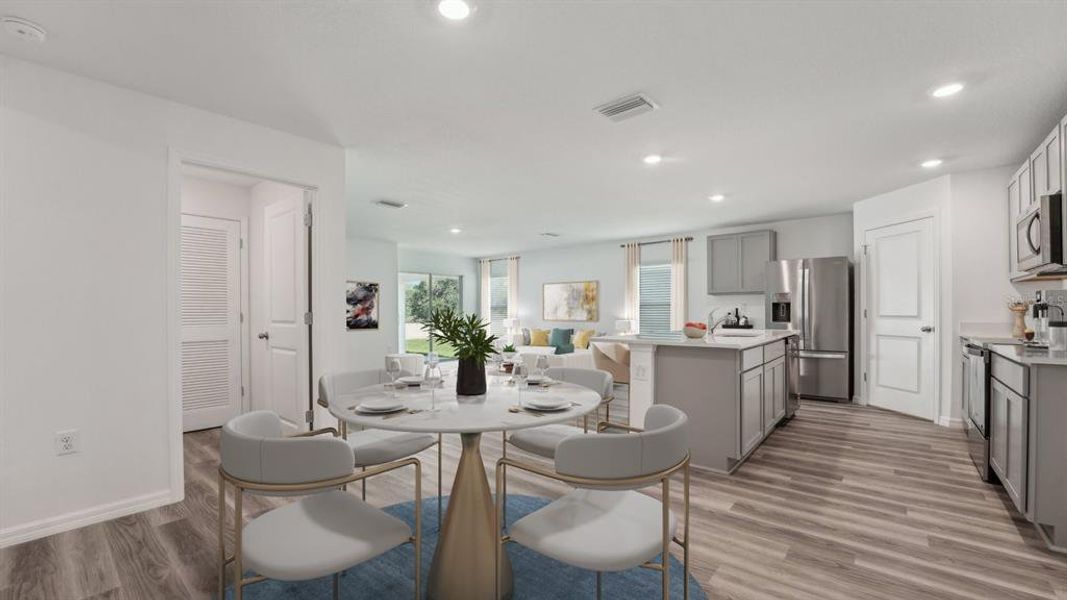 Furnished interior view inside a new home in , Plant City (Image 13). Furnished interior view inside a new home in , Plant City (Image 13).