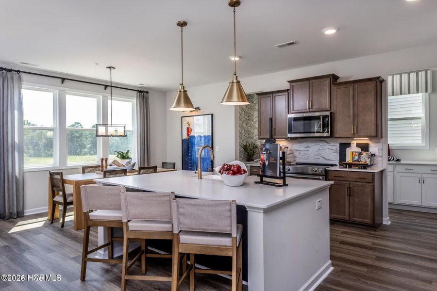 Furnished interior view inside a new home in Coastal Haven, Leland (Image 8).