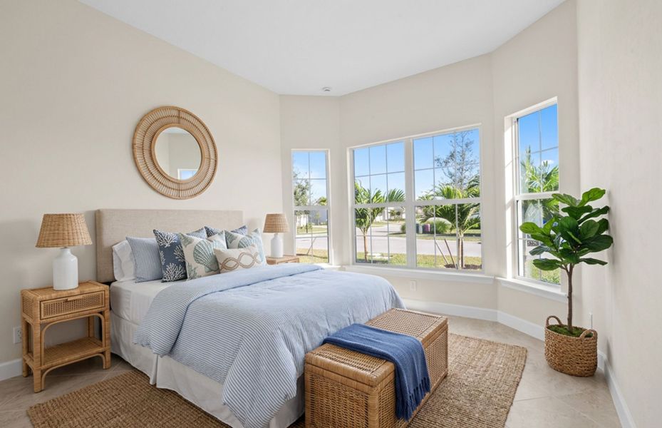 Furnished interior view inside a new home in Del Webb Oak Creek, North Fort Myers (Image 13). Furnished interior view inside a new home in Del Webb Oak Creek, North Fort Myers (Image 13).