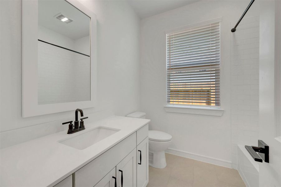 Hall bath