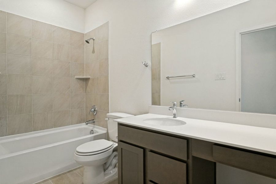 Furnished interior view inside a new home in The Preserve Estates, Justin (Image 13).