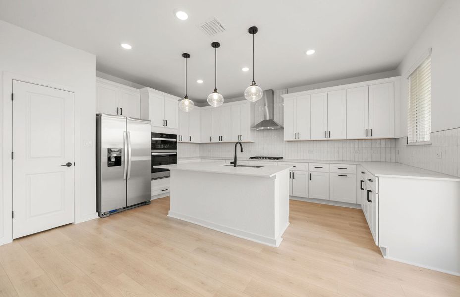 Furnished interior view inside a new home in Sunfield, Buda (Image 6).