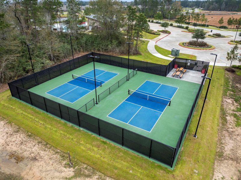 Brand New neighborhood Pickleball courts!