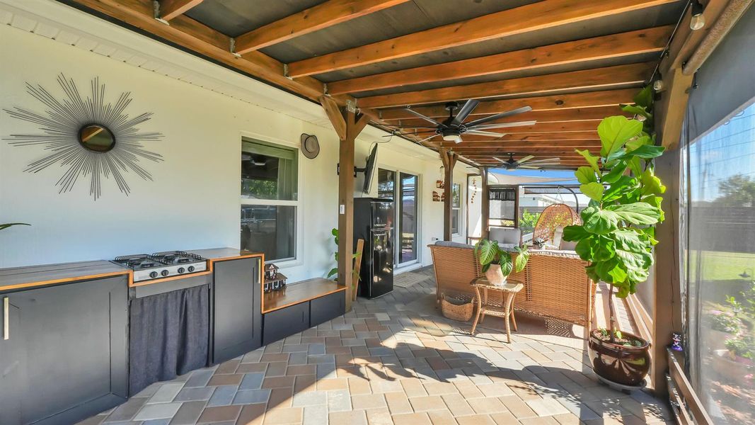 Exterior details and patio area of a home in , Port St. Lucie (Image 27). Exterior details and patio area of a home in , Port St. Lucie (Image 27).
