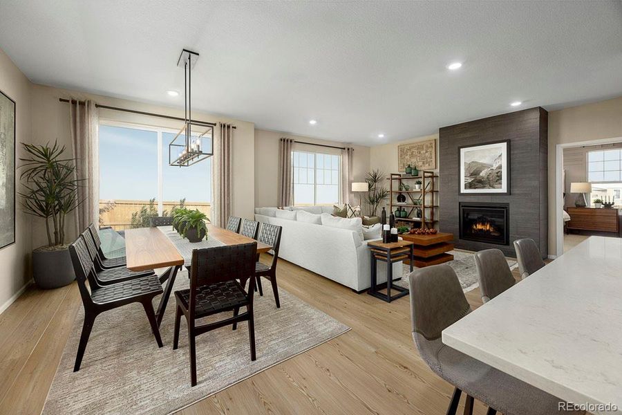 Furnished interior view inside a new home in Farmlore, Brighton (Image 4).