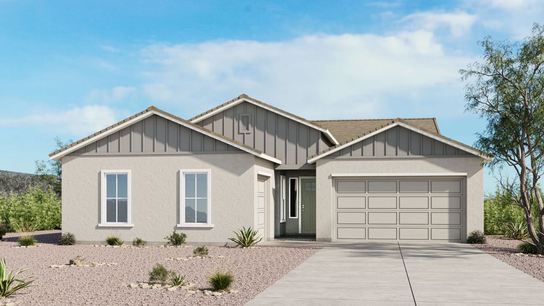 Representative exterior photo of a completed home built from the Yellowstone by Taylor Morrison in Saddleback, Peoria, AZ (Image 4). Representative exterior photo of a completed home built from the Yellowstone by Taylor Morrison in Saddleback, Peoria, AZ (Image 4).