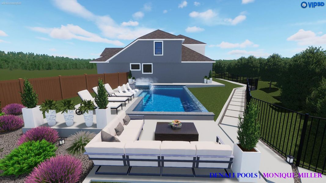 *POOL RENDERING* by Denali Pools *POOL RENDERING* by Denali Pools