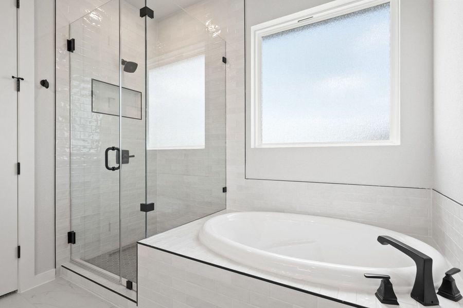 Furnished interior view inside a new home in Lariat, Liberty Hill (Image 17).