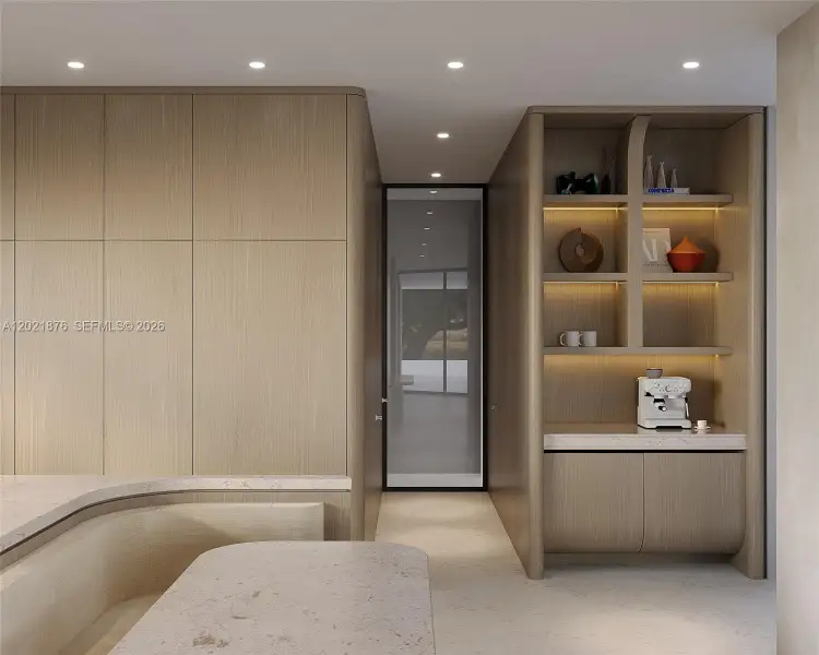 Furnished interior view inside a new home in , Miami (Image 4).