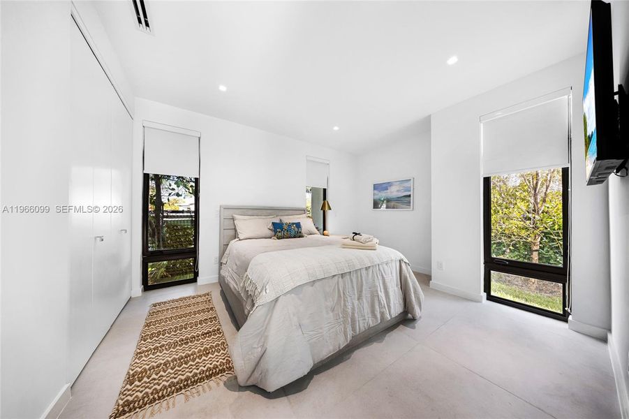 Furnished interior view inside a new home in , Miami (Image 9).