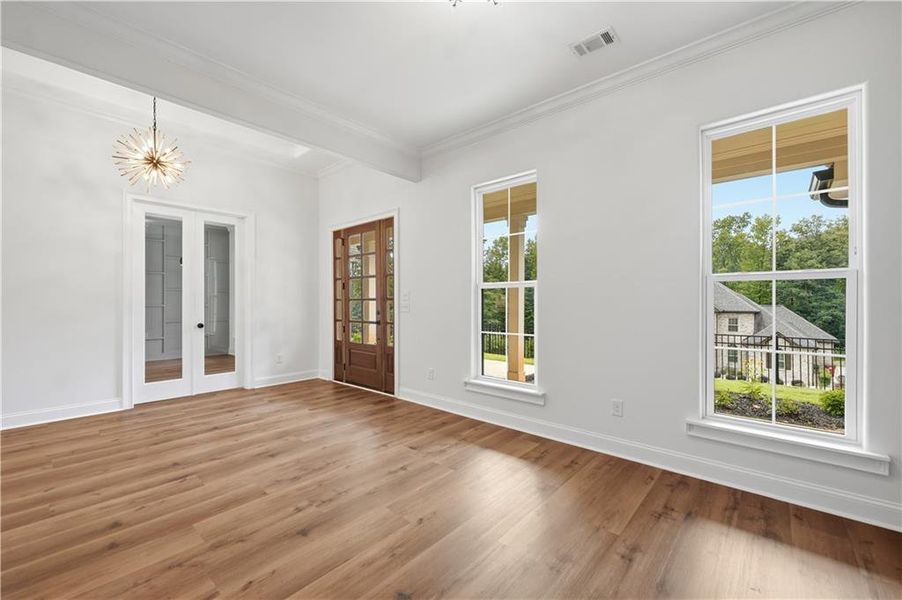 Spacious, unfurnished interior of a new home in , Commerce (Image 45). Spacious, unfurnished interior of a new home in , Commerce (Image 45).