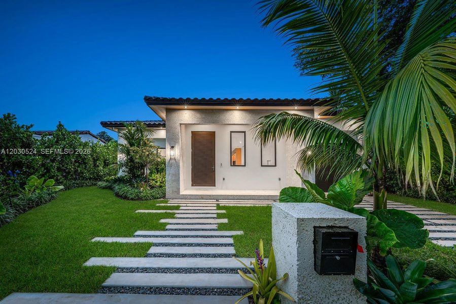 Exterior details and patio area of a home in , Miami (Image 34). Exterior details and patio area of a home in , Miami (Image 34).