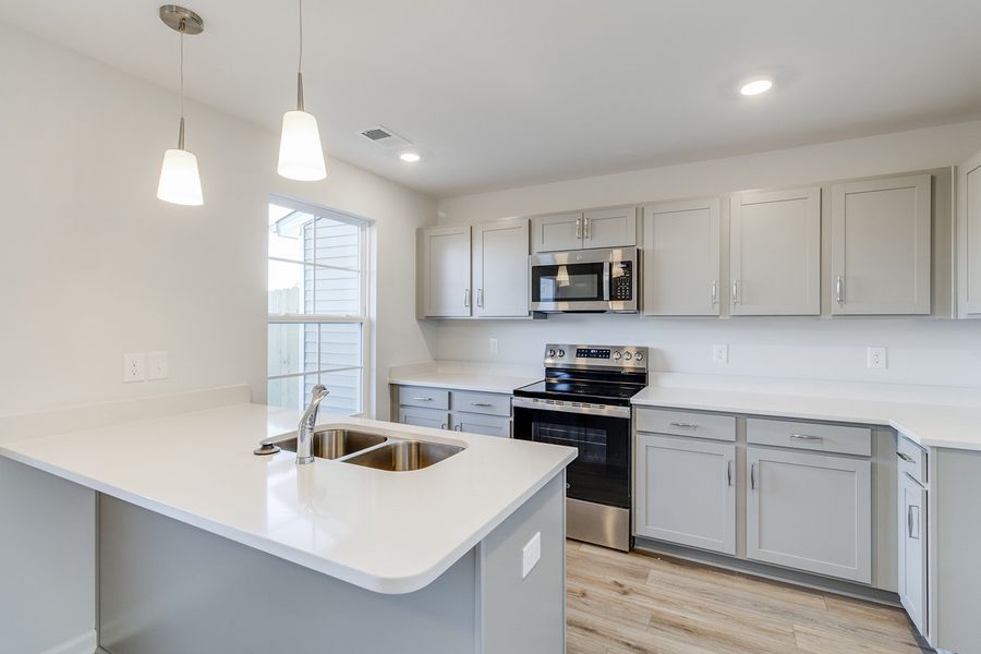 Furnished interior view inside a new home in Astoria, Columbia (Image 7).