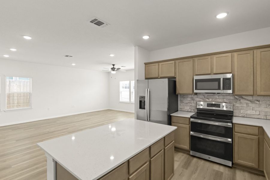 Furnished interior view inside a new home in Whisper Valley, Manor (Image 8).