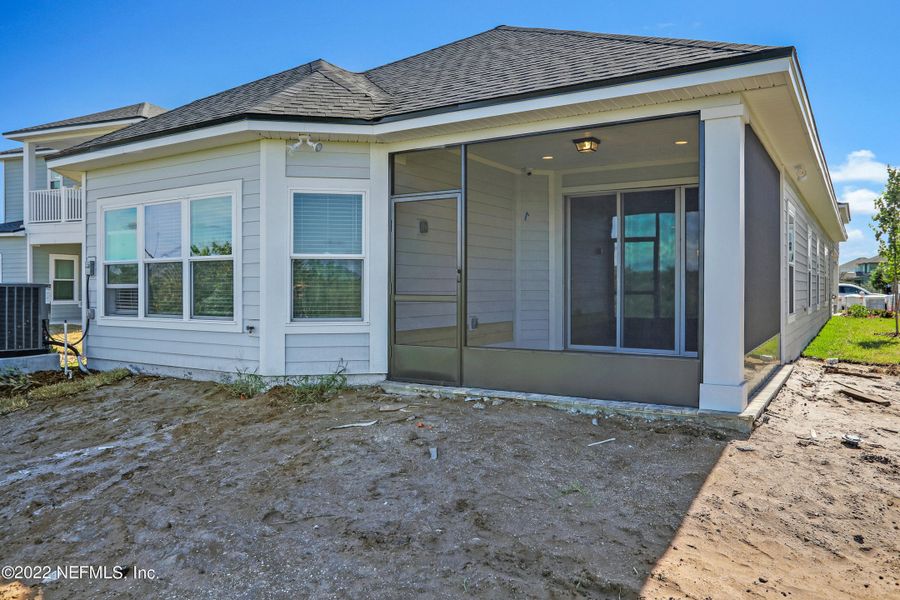 Exterior details and patio area of a home in TrailMark, St. Augustine (Image 23).