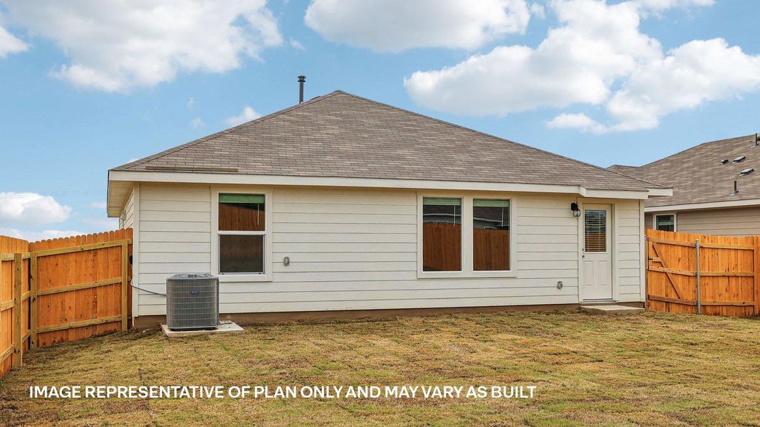 Exterior details and patio area of a home in Talavera, Kyle (Image 21).