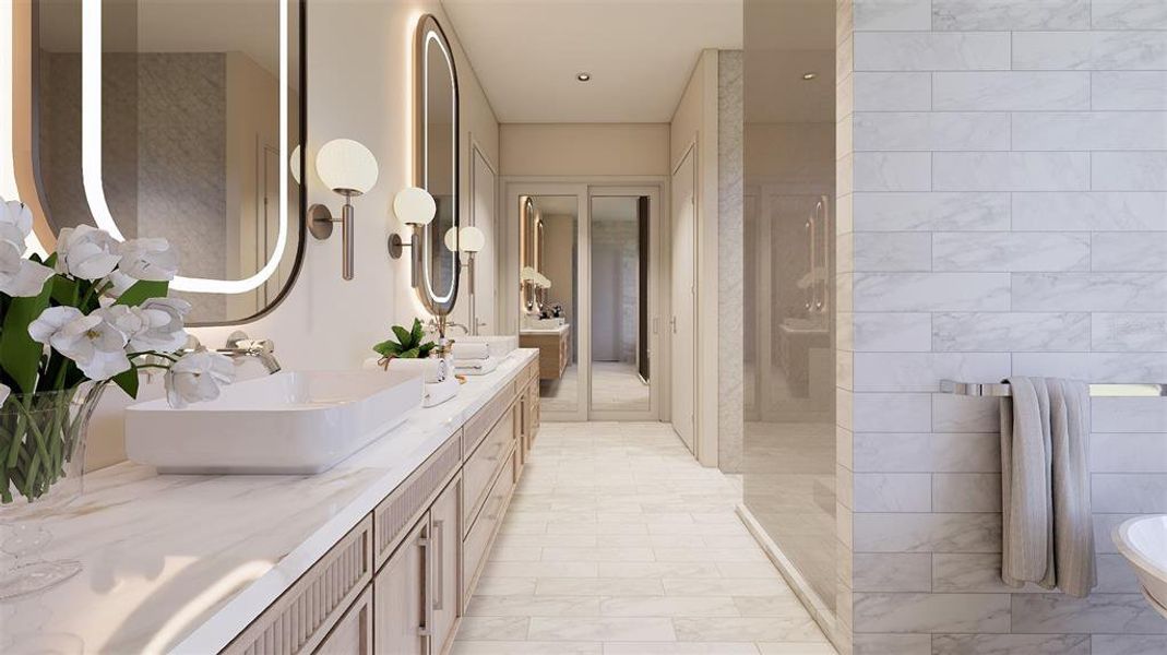 Furnished interior view inside a new home in , Sarasota (Image 7).