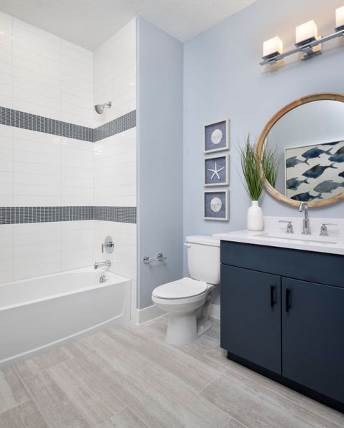 Representative furnished interior of a home built from the Seaside by Mattamy Homes in Newfield, Palm City (Image 18).