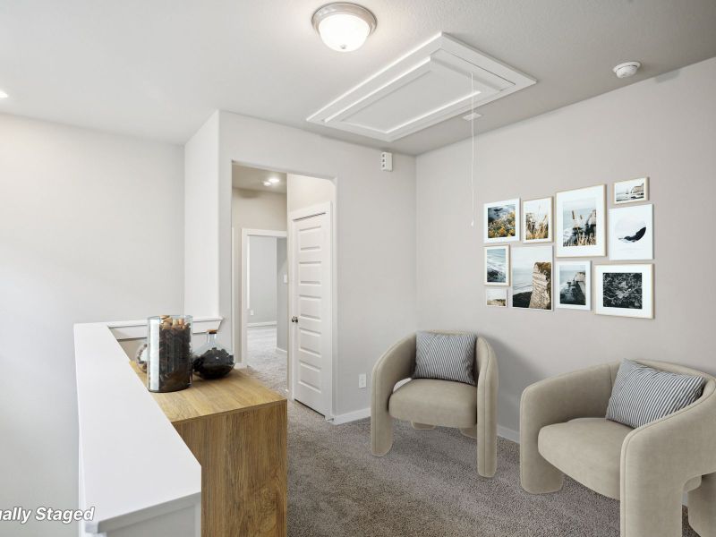 Furnished interior view inside a new home in Pinewood Trails - City Series, Atascocita (Image 8).