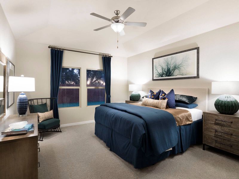 Furnished interior view inside a new home in Legendary Trails - Classic Series, Cibolo (Image 5).