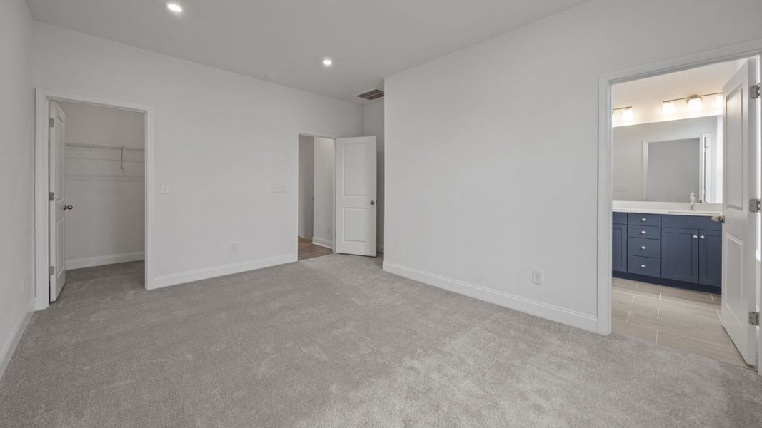 The Landon Plan in River District by DBR Homes in Charlotte, N.C - Primary Bedroom The Landon Plan in River District by DBR Homes in Charlotte, N.C - Primary Bedroom