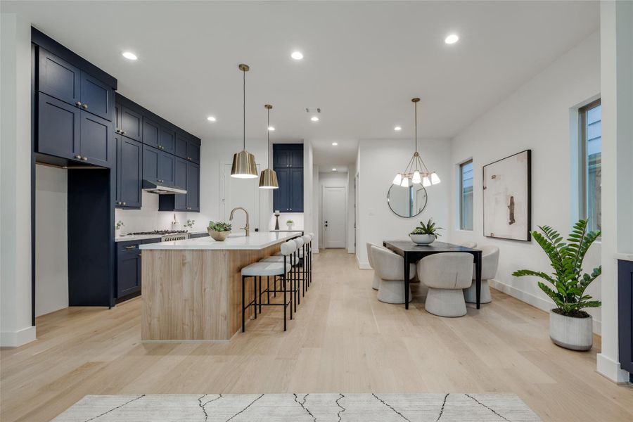 Furnished interior view inside a new home in , Houston (Image 5).