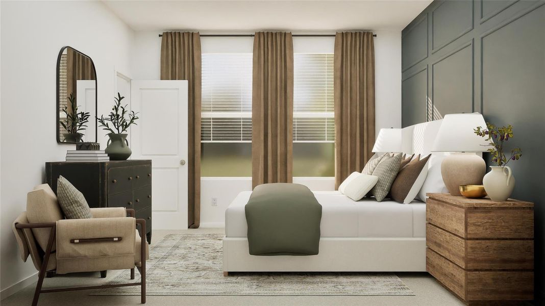 Furnished interior view inside a new home in Synova, Crosby (Image 15).