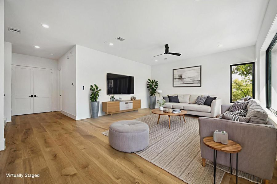 Gameroom loctaed on the second floor