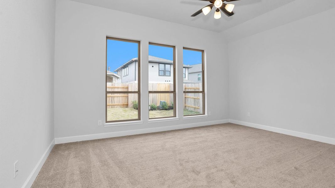 Spacious, unfurnished interior of a new home in Elyson, Cypress (Image 9).