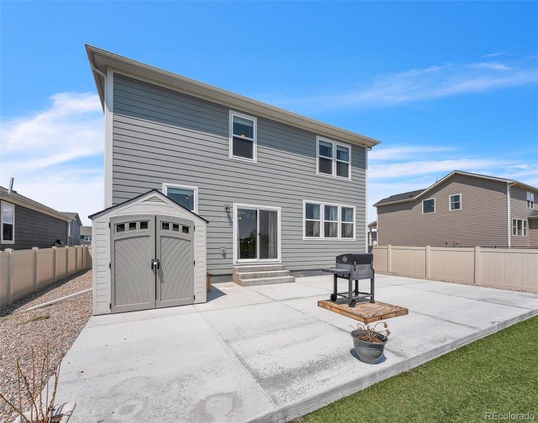 Front exterior of a new home in , Fountain, CO, highlighting curb appeal (Image 34).