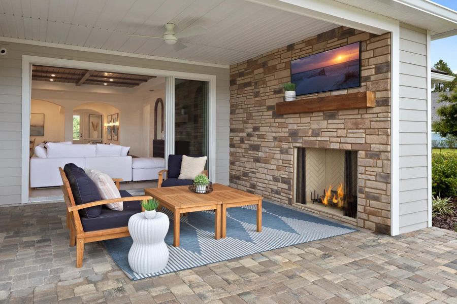 The Palmetto Covered Porch