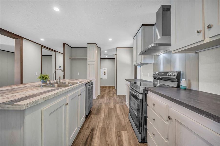 Furnished interior view inside a new home in , Hartwell (Image 8). Furnished interior view inside a new home in , Hartwell (Image 8).