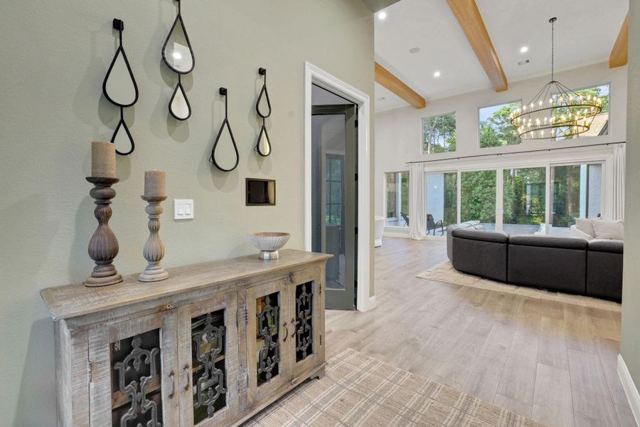 Furnished interior view inside a new home in , Tomball (Image 41).